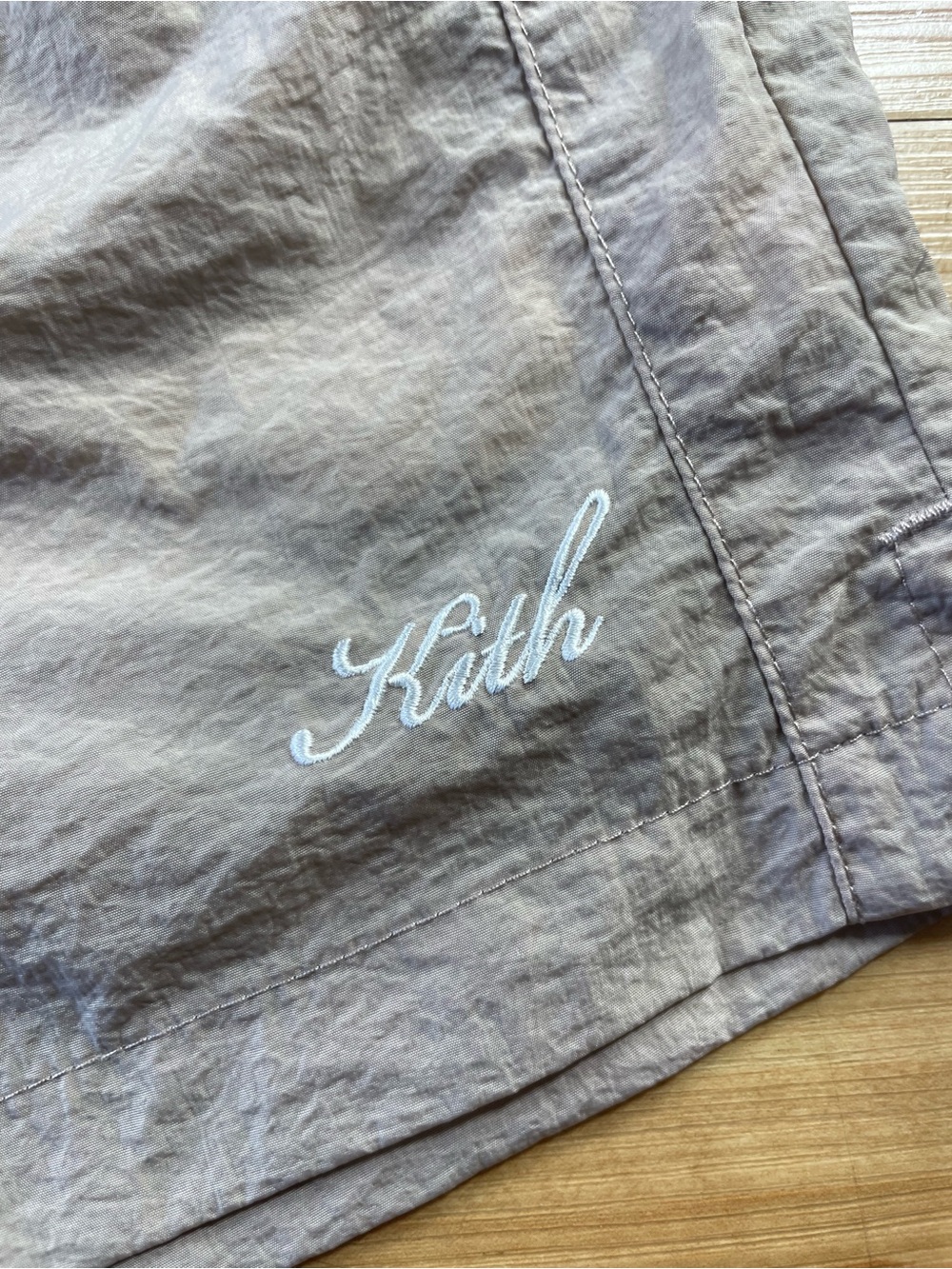 Kith Men’s Gray Embroidered Shorts